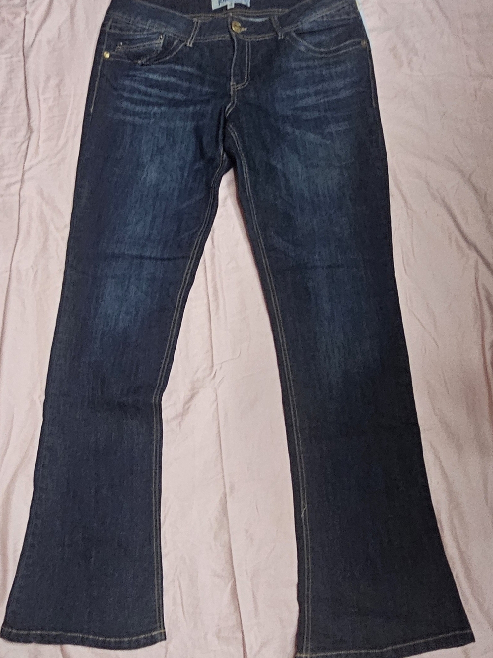 Jolt Dark Blue Bootcut Women's Jeans Juniors Size 13 NWT